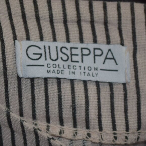 Giuseppa Made in Italy Women's Sz M/L 100% Linen Pocketed Dress - Picture 2 of 6